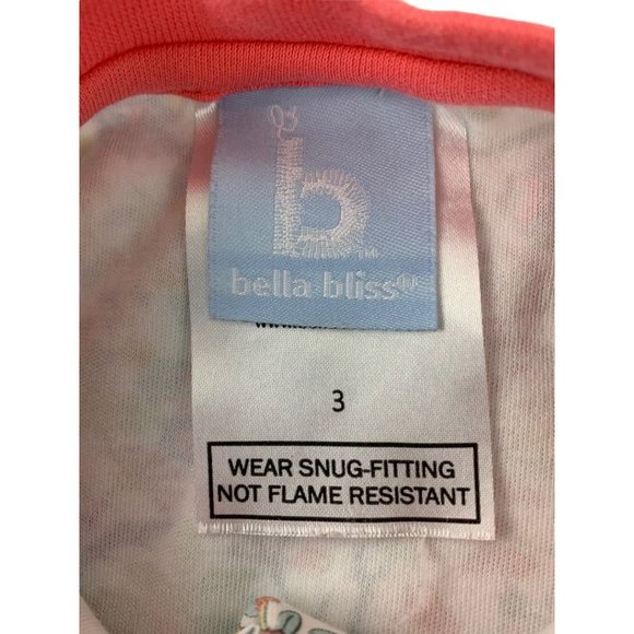 3 Baby Bliss Girls Floral Henley Style Top Shirt Pink Trim 100% Cotton - Picture 6 of 8